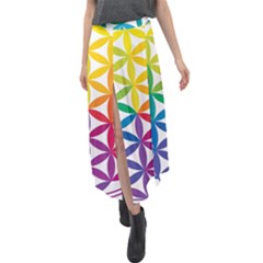 Heart Energy Medicine Velour Split Maxi Skirt by Ket1n9