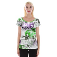 Horse-horses-animal-world-green Cap Sleeve Top by Ket1n9