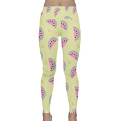 Watermelon Wallpapers  Creative Illustration And Patterns Lightweight Velour Classic Yoga Leggings by Ket1n9