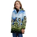 Astronaut Kids  Hooded Longline Puffer Jacket View3