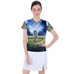 Astronaut Women s Sports Top by Ket1n9