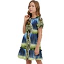 Astronaut Kids  Puff Sleeved Dress View3