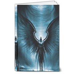 Rising Angel Fantasy 8  X 10  Hardcover Notebook by Ket1n9