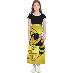 Georgia Institute Of Technology Ga Tech Kids  Flared Maxi Skirt by Ket1n9