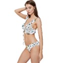 Insect Animal Pattern Low Cut Ruffle Edge Bikini Set View2