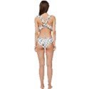 Insect Animal Pattern Low Cut Ruffle Edge Bikini Set View4