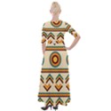 African Half Sleeves Maxi Dress View2