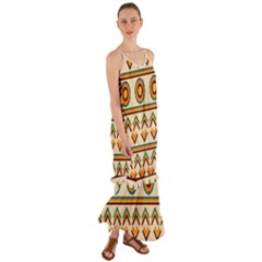 African Cami Maxi Ruffle Chiffon Dress by ByThiagoDantas