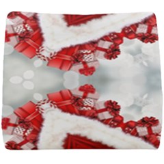 Christmas-background-tile-gifts Seat Cushion by Grandong