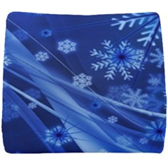 Christmas-card-greeting-card-star Seat Cushion by Grandong