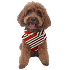 Christmas-color-stripes Dog Sweater by Grandong