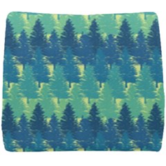 Christmas Trees Pattern Digital Paper Seamless Seat Cushion by Grandong