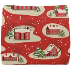 Christmas-new-year-seamless-pattern Seat Cushion by Grandong