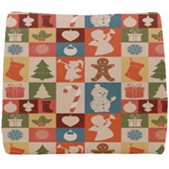 Cute Christmas Seamless Pattern Vector  - Seat Cushion by Grandong