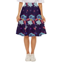 Owl-pattern-background Classic Short Skirt by Grandong