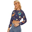 Space Galaxy Planet Universe Stars Night Fantasy Lightweight Long Sleeve Sweatshirt View2