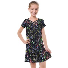 Illustration Universe Star Planet Kids  Cross Web Dress by Grandong