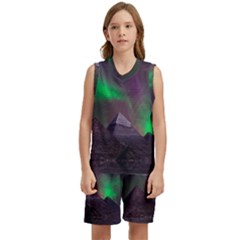 Fantasy Pyramid Mystic Space Aurora Kids  Basketball Mesh Set by Grandong