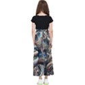 Fantasy Psychedelic Building Spiral Kids  Flared Maxi Skirt View2