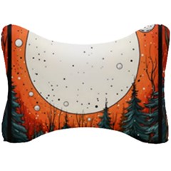 Moon Night Nature Dream Sky Seat Head Rest Cushion by Vaneshop