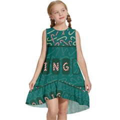 Advent Christmas Time Pre Christmas Time Kids  Frill Swing Dress by Vaneshop