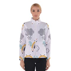 Art Pattern Design Wallpaper Background Print Women s Bomber Jacket by Vaneshop