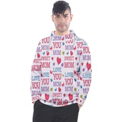 Love Mom Happy Mothers Day I Love Mom Graphic Men s Pullover Hoodie by Vaneshop