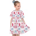 Love Mom Happy Mothers Day I Love Mom Graphic Kids  Sailor Dress View1