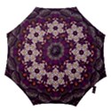 Rosette Kaleidoscope Mosaic Abstract Background Art Hook Handle Umbrellas (Medium) View1