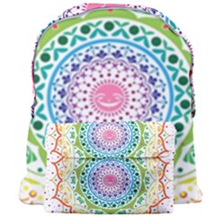 Mandala Pattern Rainbow Pride Giant Full Print Backpack by Vaneshop