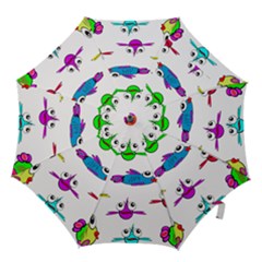 Fish Swim Cartoon Funnycute Hook Handle Umbrellas (large) by Sapixe