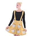 Christmas December Autumn Pattern Suspender Skater Skirt View1