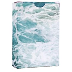 Blue Crashing Ocean Wave Playing Cards Single Design (rectangle) With Custom Box by Jack14