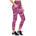 Pink Glitter Pocket Leggings  View4