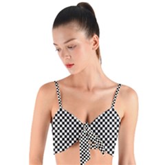 Space Patterns Woven Tie Front Bralet by Amaryn4rt