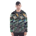 Computer Ram Tech - Men s Hooded Windbreaker View1