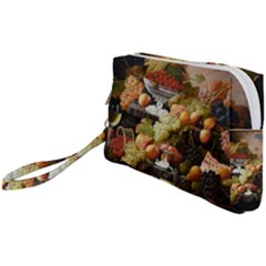 Abundance Of Fruit Severin Roesen Wristlet Pouch Bag (small) by Amaryn4rt