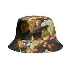 Abundance Of Fruit Severin Roesen Inside Out Bucket Hat by Amaryn4rt