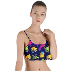 Space Patterns Layered Top Bikini Top  by Amaryn4rt