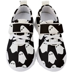 Ghost Halloween Pattern Kids  Velcro Strap Shoes by Amaryn4rt