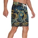 Retro Ethnic Background Pattern Vector Men s Beach Shorts View3