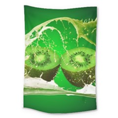 Kiwi Fruit Vitamins Healthy Cut Large Tapestry by Amaryn4rt