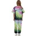 Forests Stunning Glimmer Paintings Sunlight Blooms Plants Love Seasons Traditional Art Flowers Sunsh Kids  T-Shirt and Pants Sports Set View4