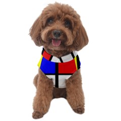 Mondrian-red-blue-yellow Dog Sweater by Amaryn4rt