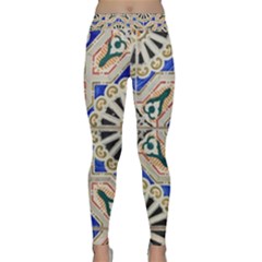 Ceramic-portugal-tiles-wall- Classic Yoga Leggings by Amaryn4rt