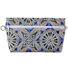 Ceramic-portugal-tiles-wall- Handbag Organizer by Amaryn4rt