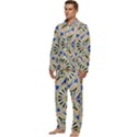 Ceramic-portugal-tiles-wall- Men s Long Sleeve Velvet Pocket Pajamas Set View3