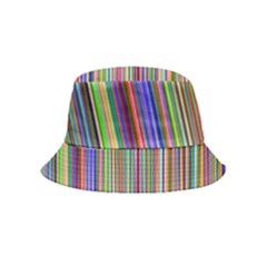 Striped-stripes-abstract-geometric Inside Out Bucket Hat (kids) by Amaryn4rt