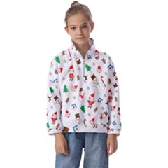 Christmas Shading Pattern Kids  Half Zip Hoodie by Amaryn4rt