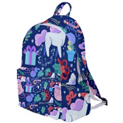 Colorful-funny-christmas-pattern Pig Animal The Plain Backpack by Amaryn4rt